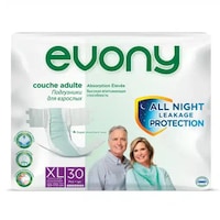 Evony Bel Bantlı Yetişkin Hasta Bezi XL 30'lu Evony Bel Bantlı Yetişkin Hasta Bezi XL 30'lu