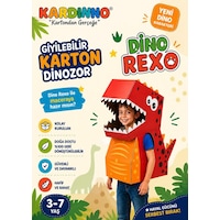 Kardinno Dino Rexo Eğitici Oyuncak Karton Giyilebilir Çocuk Kostümü Etkinlik Parti Kostümü Çok Renli Kardinno Dino Rexo Eğitici Oyuncak Karton Giyilebilir Çocuk Kostümü Etkinlik Parti Kostümü Çok Renli