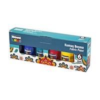 Nova Color Kumaş Boyası 30ml 6lı Çok Renkli Nova Color Kumaş Boyası 30ml 6lı Çok Renkli