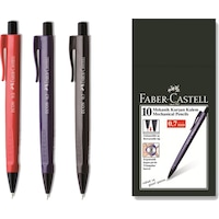 Faber-Castell Faber Econ 0.7 Uçlu Kalem Koyu Renkli 10'lu Faber-Castell Faber Econ 0.7 Uçlu Kalem Koyu Renkli 10'lu