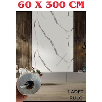 60cmx300cm Tek Parça Yapışkanlı Rulo Mermer Desenli Duvar Paneli Kağıdı Silinebilir Cf-1003-kyra Beyaz 60cmx300cm Tek Parça Yapışkanlı Rulo Mermer Desenli Duvar Paneli Kağıdı Silinebilir Cf-1003-kyra Beyaz