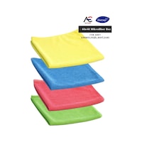 Solare Microjet Mikrofiber Temizlik Bezi Çok Renkli 4'lü 40 x 40 CM Solare Microjet Mikrofiber Temizlik Bezi Çok Renkli 4'lü 40 x 40 CM