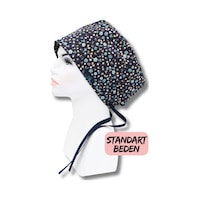 Standart Beden Lacivert Çıtır Çiçekler Cerrahi Bone Doktor Hemşire Sağlıkçı Hastane Bonesi Renkli Standart Beden Lacivert Çıtır Çiçekler Cerrahi Bone Doktor Hemşire Sağlıkçı Hastane Bonesi Renkli