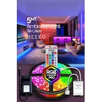 5mt Şerit Animasyonlu Tak Çalıştır Kumandalı Trafolu Rgb 5mt Şerit Animasyonlu Tak Çalıştır Kumandalı Trafolu Rgb