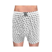 Seher Yıldızı Desenli Düğmeli Erkek Boxer 6 Adet Çok Renkli Seher Yıldızı Desenli Düğmeli Erkek Boxer 6 Adet Çok Renkli