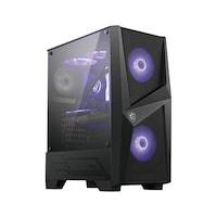 MSI MAG Forge 100M Temperli Cam 2x RGB 1x120 MM Fan ATX Bilgisayar Kasası MSI MAG Forge 100M Temperli Cam 2x RGB 1x120 MM Fan ATX Bilgisayar Kasası