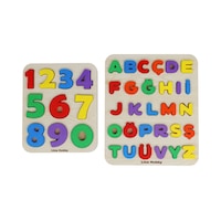 Alfabe Ve Rakam Puzzle İkili Set - Ahşap Tabanlı Ve Pla Harf/rakamlar Eğitici Oyuncak Sayılar + Harfler Alfabe Ve Rakam Puzzle İkili Set - Ahşap Tabanlı Ve Pla Harf/rakamlar Eğitici Oyuncak Sayılar + Harfler