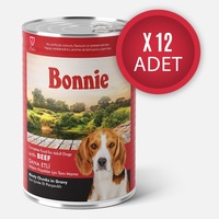 Bonnie Biftekli Sos İçinde Et Parçacıklı Köpek Konservesi 400g X 12 Adet Bonnie Biftekli Sos İçinde Et Parçacıklı Köpek Konservesi 400g X 12 Adet