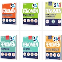 Fenomen 5. Sınıf Tüm Dersler A Soru Bankası Seti 6 Kitap Fenomen Yayınları