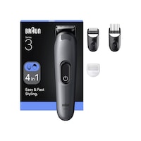 Braun Hepsi Bir Arada Series 3, 4 Ü 1 Arada Tıraş Kiti, Keskin Bıçak, 14 Uzunluk, Aıo3500