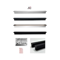 Fulya Alüminyum Metal Lüks Modern Mobilya Çekmece Mutfak Dolabı Kulpu 224mm Siyah Fulya Alüminyum Metal Lüks Modern Mobilya Çekmece Mutfak Dolabı Kulpu 224mm Siyah