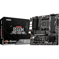 MSI B550M PRO-VDH WIFI AMD B550 4400 MHz (OC) DDR4 Soket AM4 mATX Anakart MSI B550M PRO-VDH WIFI AMD B550 4400 MHz (OC) DDR4 Soket AM4 mATX Anakart