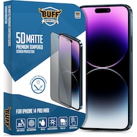 Buff Apple Uyumlu   iPhone 14 Pro Max 5D Matte Ekran Koruyucu
