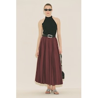 Manuka Zeya Parçalı Etek Bordo Ss26etk00003-26 Bordo Manuka Zeya Parçalı Etek Bordo Ss26etk00003-26 Bordo