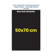 Suya Dayanıklı Yıkanabilir 50x70cm Siyah Baskısız Uyumlu Oto Paspas Kağıdı 30 Adet Suya Dayanıklı Yıkanabilir 50x70cm Siyah Baskısız Uyumlu Oto Paspas Kağıdı 30 Adet