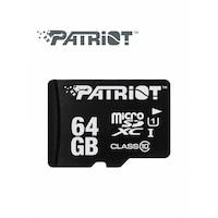 Patriot Lx Series Sdxc 64 Gb Cl10 Hafıza Kartı Adaptörlü Patriot Lx Series Sdxc 64 Gb Cl10 Hafıza Kartı Adaptörlü
