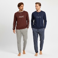 Bonbon Erkek Pamuklu Bohçalık Ve Çeyizlik 2 Adet 2'li Pijama Takımı Bb2224 Çok Renkli Bonbon Erkek Pamuklu Bohçalık Ve Çeyizlik 2 Adet 2'li Pijama Takımı Bb2224 Çok Renkli