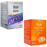 Ocean C Vitamin 30 Tablet + Daily One Multivitamin Energy 30 Tablet Ocean C Vitamin 30 Tablet + Daily One Multivitamin Energy 30 Tablet