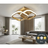 Çift Kare Tasarım Led Eskitme Plafonyer Avize - 3 Farklı Renk Seçeneği İle Şık Koridor Antre Avizesi Çift Kare Tasarım Led Eskitme Plafonyer Avize - 3 Farklı Renk Seçeneği İle Şık Koridor Antre Avizesi