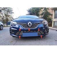 Ototunıng53 Renault Megane 4 Krom Ön Tampon Çıtası 8 Prç. 2020 Ototunıng53 Renault Megane 4 Krom Ön Tampon Çıtası 8 Prç. 2020