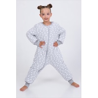 Cantoy Kız Erkek Çocuk Kalın Elyaf Dolgulu Premium Kalite 2.5 Tog Desenli Uyku Tulumu Koyu Gri Cantoy Kız Erkek Çocuk Kalın Elyaf Dolgulu Premium Kalite 2.5 Tog Desenli Uyku Tulumu Koyu Gri