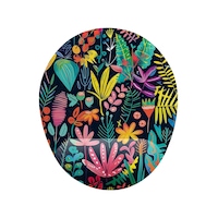 Çiçek Desenli Bilek Destekli Kaymaz Buruşmaz Kırılmaz Mouse Pad Çiçek Desenli Bilek Destekli Kaymaz Buruşmaz Kırılmaz Mouse Pad