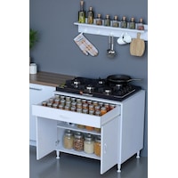 Eliusta Yankı 56 Cm Derinlik 70 Cm Genişlikte Dolap Baharat Raflı Set Üstü Ocak Uyumlu 70x88x56 Cm Dolap Beyaz Eliusta Yankı 56 Cm Derinlik 70 Cm Genişlikte Dolap Baharat Raflı Set Üstü Ocak Uyumlu 70x88x56 Cm Dolap Beyaz