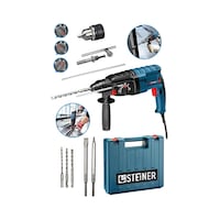 Steiner 4000 W Darbeli Kırıcı Delici Matkap + Mandren + 5 Parça Uç Steiner 4000 W Darbeli Kırıcı Delici Matkap + Mandren + 5 Parça Uç