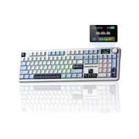 Aula F108 Pro Ekranlı Mekanik Klavye Reaper Switch Rgb Hot Swap 8000mah Makrolu Oyuncu Klavyesi Mavi Aula F108 Pro Ekranlı Mekanik Klavye Reaper Switch Rgb Hot Swap 8000mah Makrolu Oyuncu Klavyesi Mavi