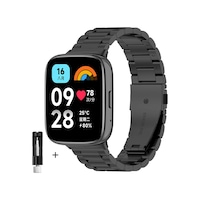 Xiaomi Redmi Watch 3 Active Uyumlu Ayarlabilir Paslanmaz Çelik Akıllı Saat Kordonu Xiaomi Redmi Watch 3 Active Uyumlu Ayarlabilir Paslanmaz Çelik Akıllı Saat Kordonu