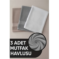 Elia 3 Adet %100 Pamuk En İyi Emici El Ve Yüz Havlusu Mutfak Havlusu Banyo 30x50cm Bej Gri Beyaz Çok Renkli Elia 3 Adet %100 Pamuk En İyi Emici El Ve Yüz Havlusu Mutfak Havlusu Banyo 30x50cm Bej Gri Beyaz Çok Renkli
