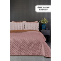 Premium Peluş Tek Kişilik Çok Amaçlı Yatak Örtüsü 160x220 Çift Taraflı Yumuşak Battaniye Pudra Somon Premium Peluş Tek Kişilik Çok Amaçlı Yatak Örtüsü 160x220 Çift Taraflı Yumuşak Battaniye Pudra Somon