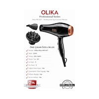 Olika Mira MR-007 2200 W Ac Motor Saç Kurutma Makinesi Olika Mira MR-007 2200 W Ac Motor Saç Kurutma Makinesi