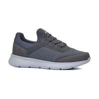 Günlük Erkek Yetişkin Sneaker Büyük Numara 45-50 Spor Ayakkabı Lastik Bağcıklı Nefes Alabilen 110 Füme