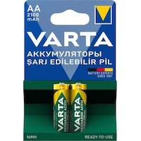 Varta Accu Power Şarj Edilebilir Ni-Mh AA Kalem Pil 2.100 mAh 2 Adet Varta Accu Power Şarj Edilebilir Ni-Mh AA Kalem Pil 2.100 mAh 2 Adet