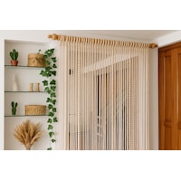 Makrome Çubuğu Ham Ahşap 100 Cm. Uzunluk 10 Mm. Çap 3 Adet