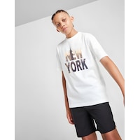 Uyguntarz Çocuk Newyork Baskılı Pamuklu Tshirt Beyaz Uyguntarz Çocuk Newyork Baskılı Pamuklu Tshirt Beyaz