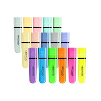 Bıc Marking Flat Fosforlu Kalem Pastel Ve Neon Renkler 16'lı Set Çok Renkli Bıc Marking Flat Fosforlu Kalem Pastel Ve Neon Renkler 16'lı Set Çok Renkli