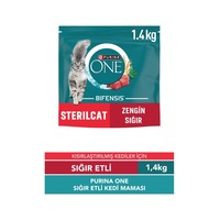 Purina One Sığır Etli Kısırlaştırılmış Kedi Maması 1,4 Kg Purina One Sığır Etli Kısırlaştırılmış Kedi Maması 1,4 Kg