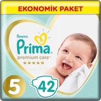 Prima Bebek Bezi Premium Care 5 Beden Jumbo Paket 42 Adet Prima Bebek Bezi Premium Care 5 Beden Jumbo Paket 42 Adet