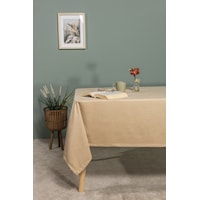 Elart Soft Kadife Masa Örtüsü Dikdörtgen 150x220 Cm Bej Bej Elart Soft Kadife Masa Örtüsü Dikdörtgen 150x220 Cm Bej Bej