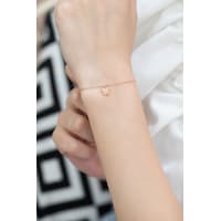 925 Ayar Rose Altın Kaplama Yonca Gümüş Bileklik 925 Ayar Rose Altın Kaplama Yonca Gümüş Bileklik