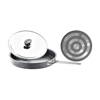 Oms Çelik Oms 3222 Kızartma Tavası Granit Metal Kulplu Ve Kapaklı 34x5 Cm 4 Litre Oms Çelik Oms 3222 Kızartma Tavası Granit Metal Kulplu Ve Kapaklı 34x5 Cm 4 Litre