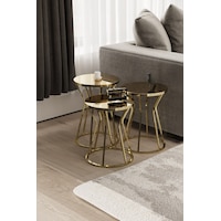 Kum Saati Zigon Sehpa Gold Bronz Kum Saati Zigon Sehpa Gold Bronz