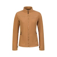 2As Cara Kadın Tam Fermuarlı İnce Polar Sweatshirt Camel 2As Cara Kadın Tam Fermuarlı İnce Polar Sweatshirt Camel