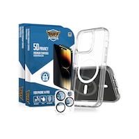Buff Apple iPhone Uyumlu 14 Pro - 2x5d Ekran Koruyucu + Magsafe Kılıf + Lens Koruyucu Privacy Hayalet Buff Apple iPhone Uyumlu 14 Pro - 2x5d Ekran Koruyucu + Magsafe Kılıf + Lens Koruyucu Privacy Hayalet