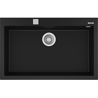 Teka Forsquare 72.40 Tg Tek Hazneli Tegranite+ Eviye - Siyah - 115230000 Teka Forsquare 72.40 Tg Tek Hazneli Tegranite+ Eviye - Siyah - 115230000