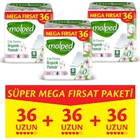 Molped Pure Soft Mega Fırsat Uzun Ultra 36 Lı X 3 Adet PKT.MOLPED.019 Molped Pure Soft Mega Fırsat Uzun Ultra 36 Lı X 3 Adet PKT.MOLPED.019