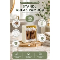 Porsima 3135 Doğal Ahşap Bambu Saplı Standlı Kulak Temizleme Çubuğu Seti- 180 Adet Renkli Porsima 3135 Doğal Ahşap Bambu Saplı Standlı Kulak Temizleme Çubuğu Seti- 180 Adet Renkli