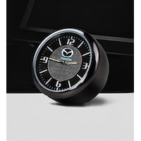 Mazda Logolu Fosforlu Torpido Saati Dekoratif Analog Oto Saat